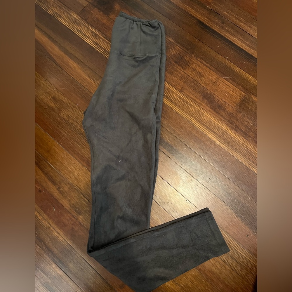 Wilfred faux suede leggings